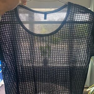 Italian Black Knit Top